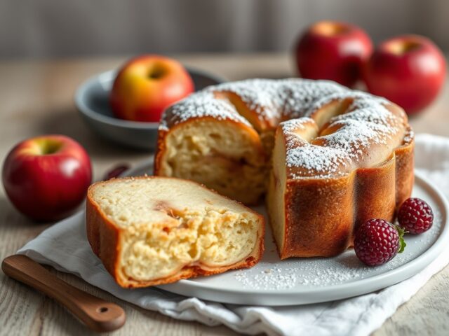 Appeltaart uit de Alsace — AI-gegenereerde illustratie