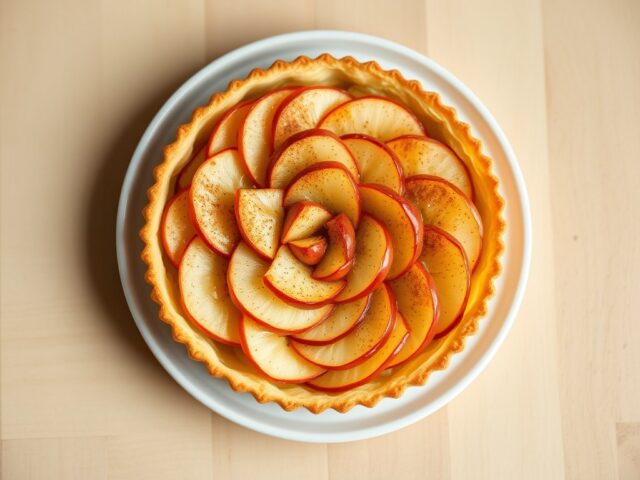 Appeltaart zonder deeg