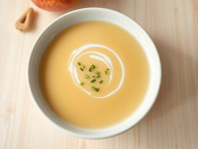 Appelvelouté met gember