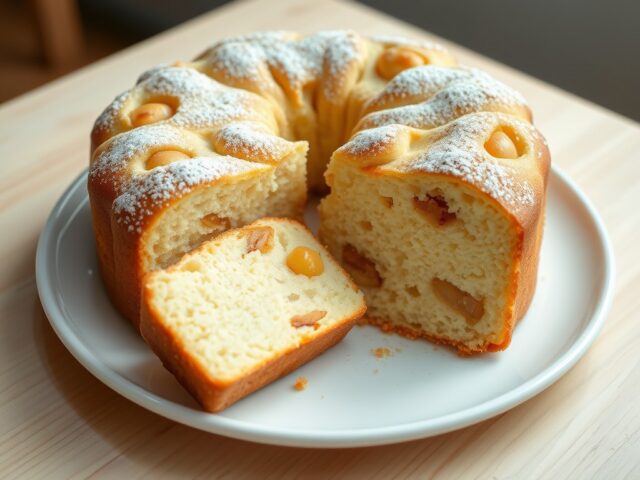 Appelyoghurtcake
