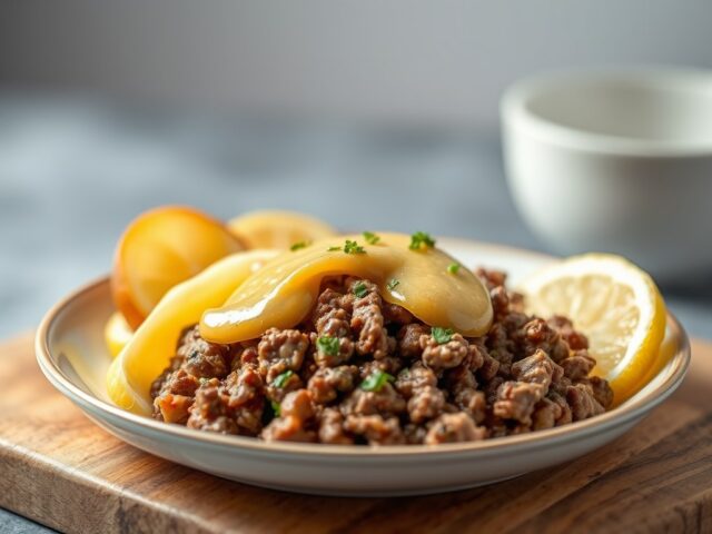 Arabisch gehakt met dadels