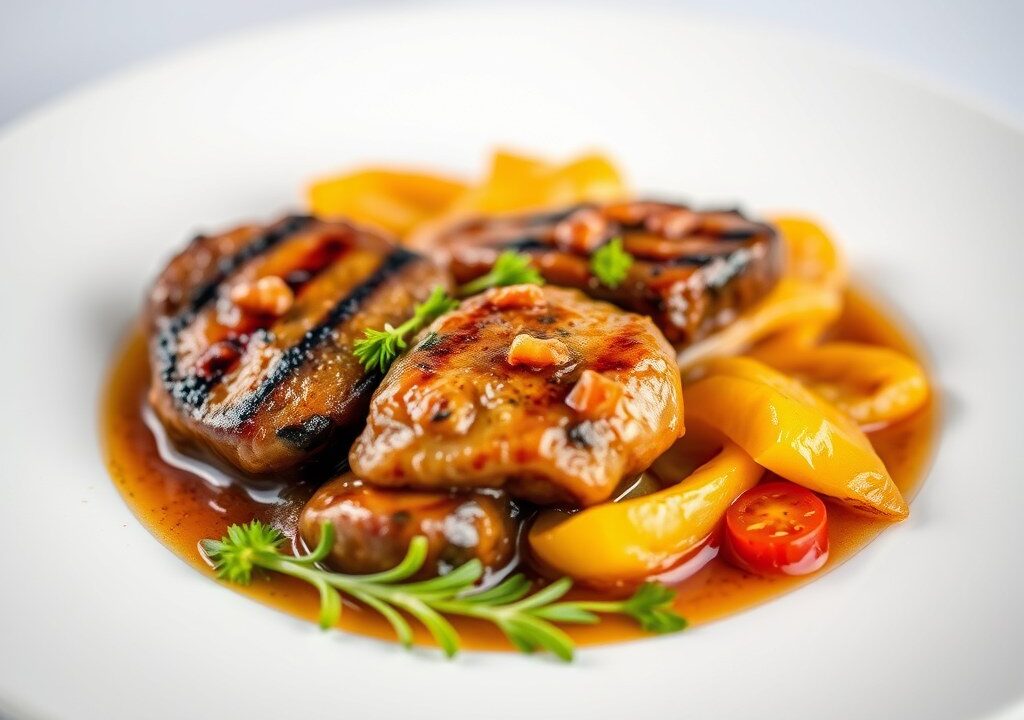 Argentijnse grillsaus, AI-gegenereerde illustratie