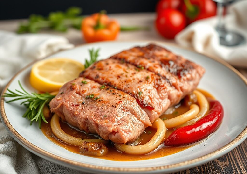 Arrosto di Cervo ( Hertengebraad), AI-gegenereerde illustratie