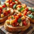 Artisjokharten op tomatenbrood