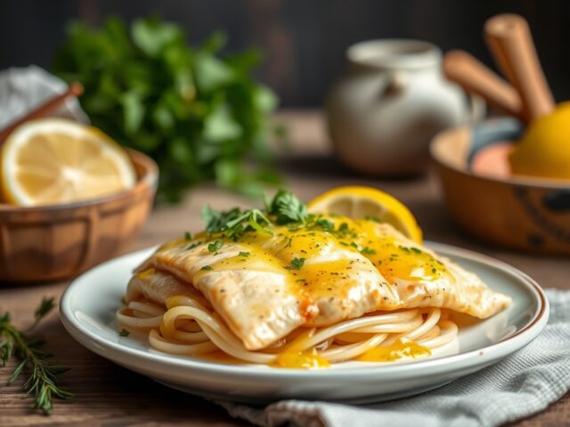Artisjokken met mosterdvinaigrette — AI-gegenereerde illustratie