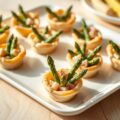 Asperge-hambakjes