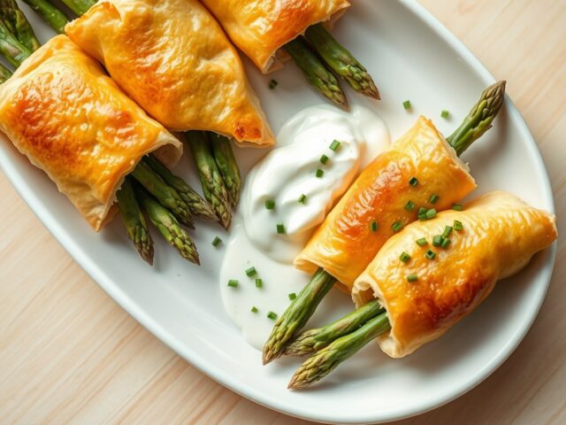 Asperge in bladerdeeg