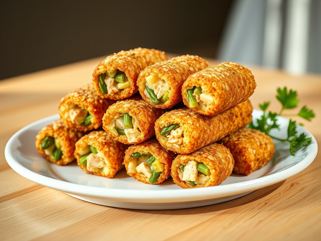 Asperge kroketten, AI-gegenereerde illustratie