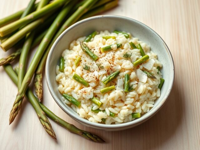 Asperge risotto