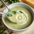 asperge roomsoep met waterkers