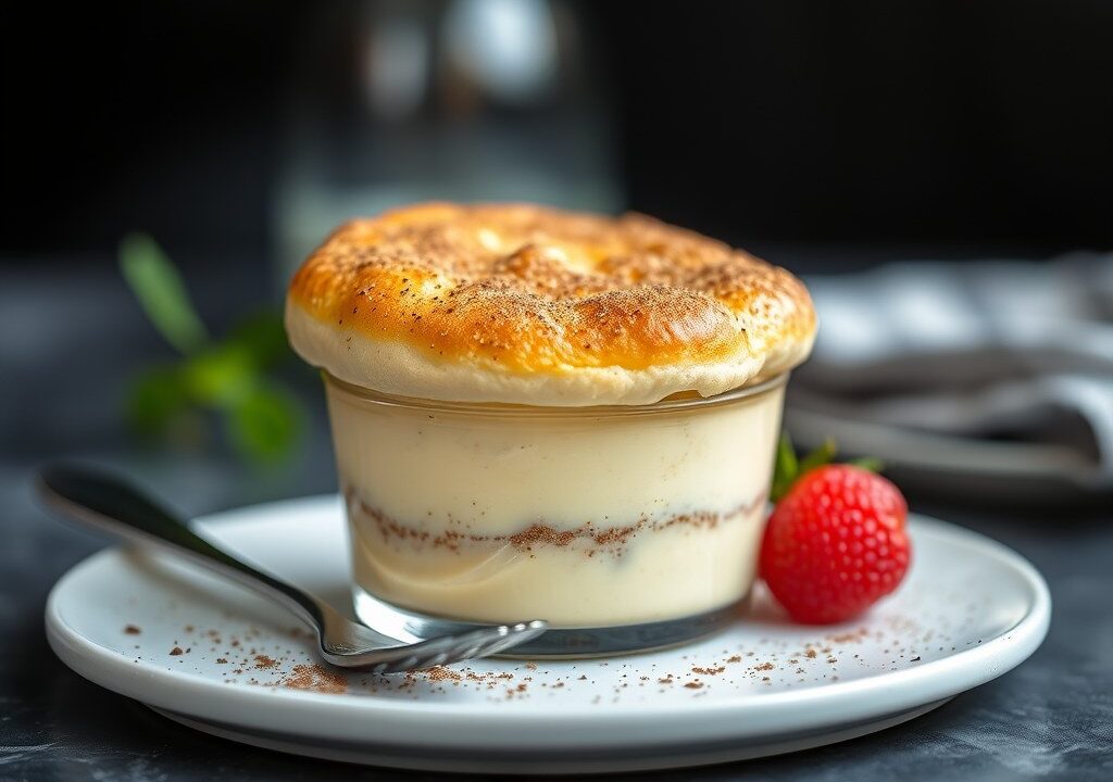 Aspergemousse souffle, AI-gegenereerde illustratie