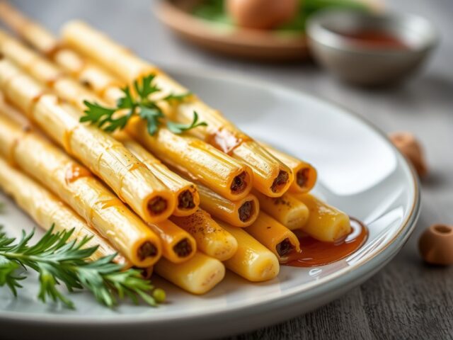Asperges Cécile — AI-gegenereerde illustratie