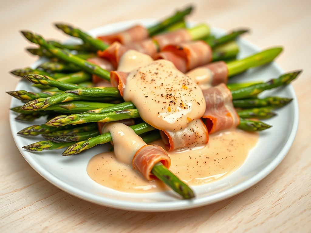 Asperges Difficiles de Luxe, AI-gegenereerde illustratie