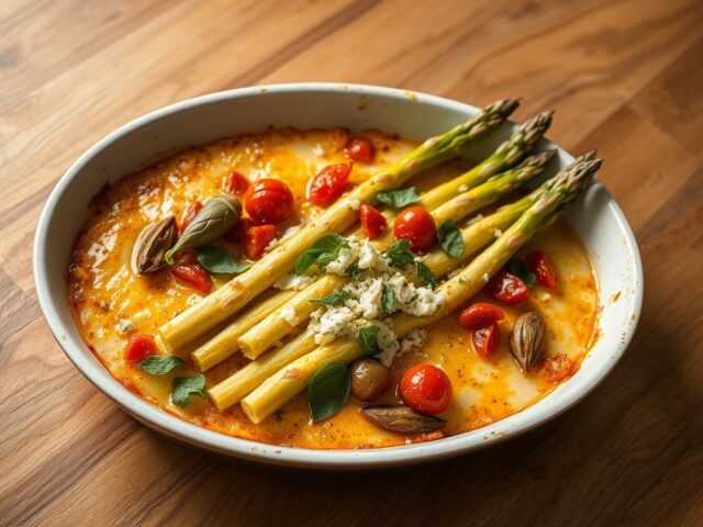 Asperges gegratineerd