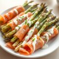 Asperges in gerookte zalm