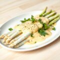 asperges met eenvoudige sauce hollandaise