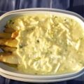 Asperges met ei/mosterd saus