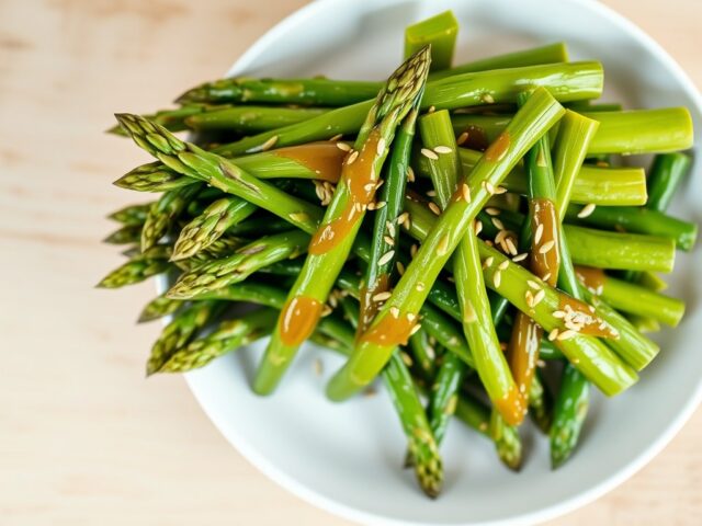 Asperges met groene boontjes