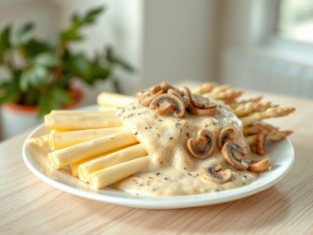 Asperges met keizerinnensaus