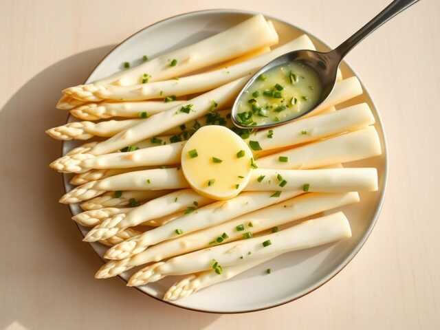 Asperges met kruidensaus