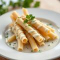 Asperges met peterseliecoulis en zeebaars