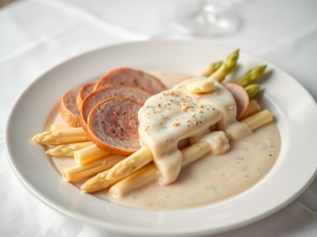 Asperges met roomsaus
