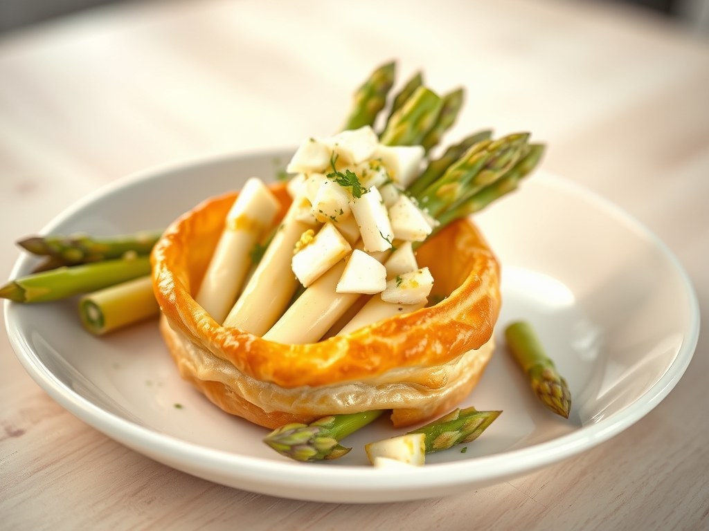Asperges ninon, AI-gegenereerde illustratie