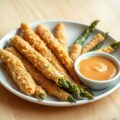 Asperges op de wijze van ”Orly” met choronsaus