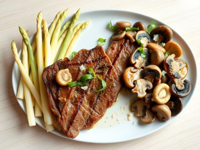 Asperges op oriëntaalse wijze