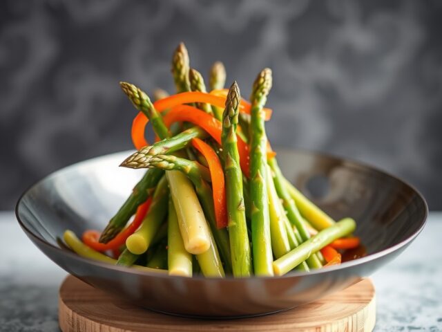 Asperges uit de wok