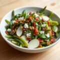 Aspergesalade met appel en geitenkaas