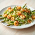 Aspergesalade met Garnalen