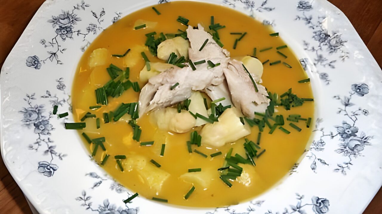 Aspergesoep met gerookte makreel (glutenvrij)