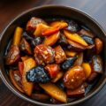 Aubergine in tomaten saus