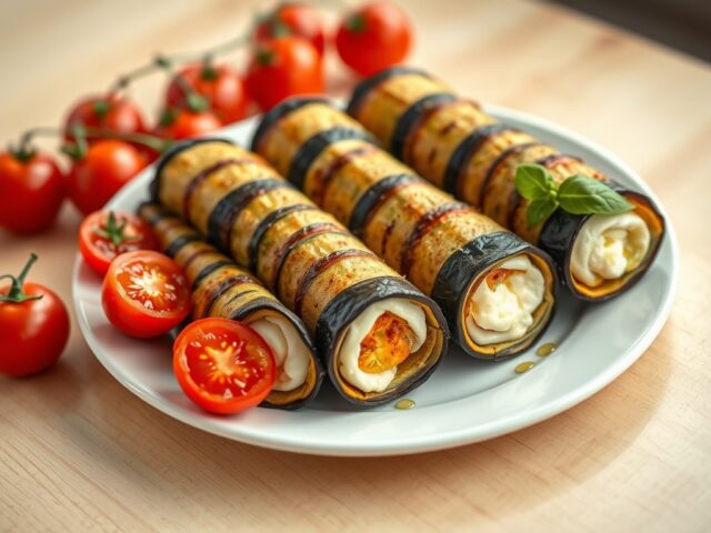Auberginerolletjes