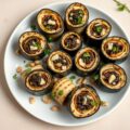 Auberginerolletjes met hazelnotentapenade
