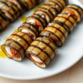 Auberginerolletjes Met Mozarella