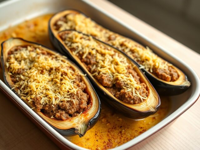 Aubergines, Gevuld