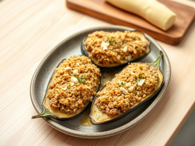 Aubergines Sardijnse Stijl