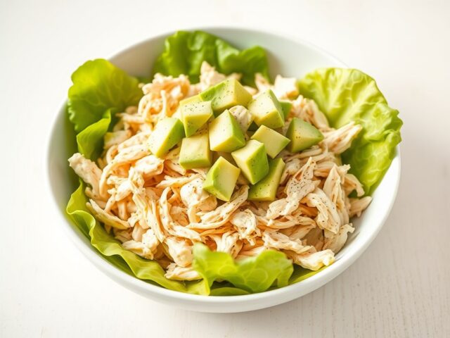 Avocado-kipsalade