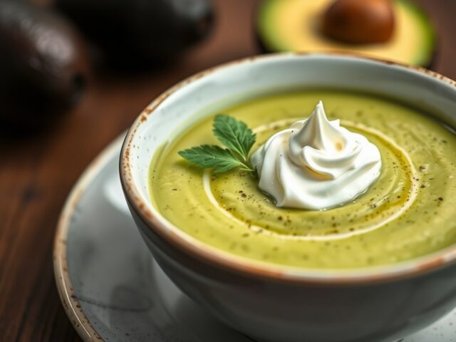 Avocado Soep (koud)