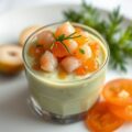 Avocadomousse met Hollandse garnalen