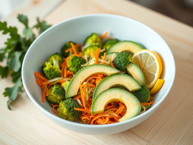 Avocadosalade met groenten