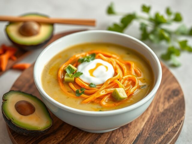 Avocadosoep uit Hongkong — AI-gegenereerde illustratie