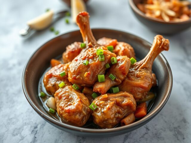 Ayam Bêsêngèh (kip met kruiden en santen)