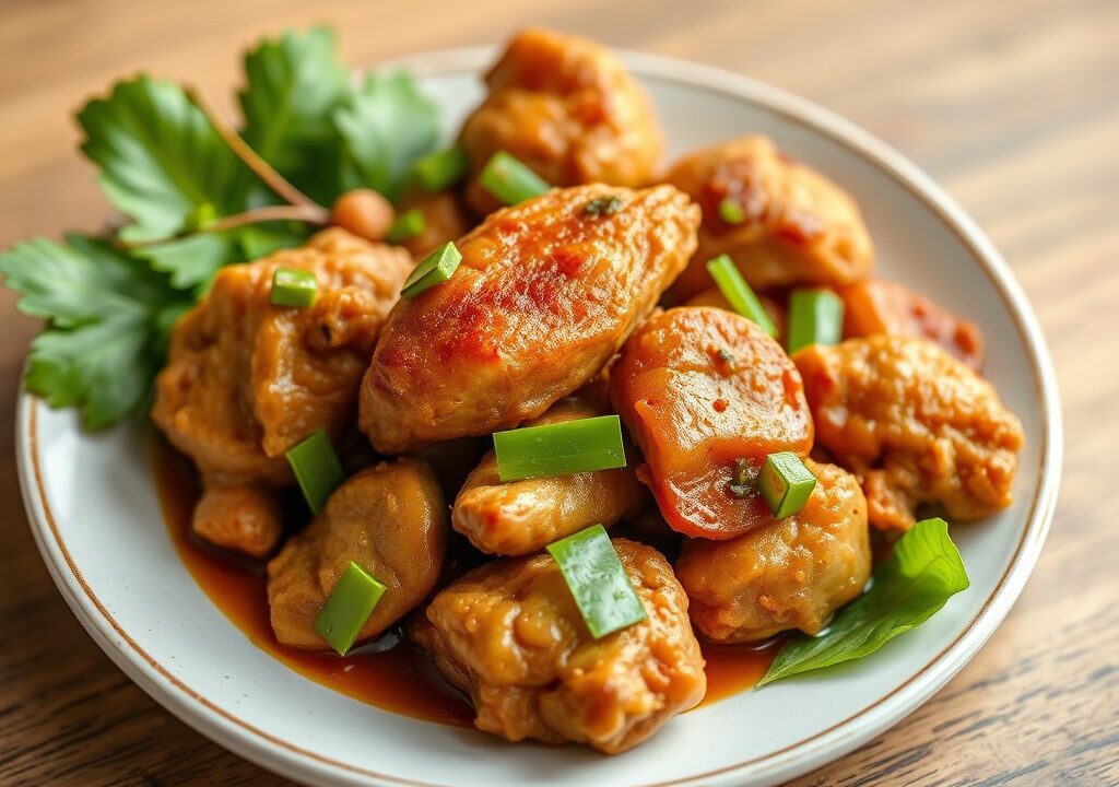 Ayam betawi, AI-gegenereerde illustratie