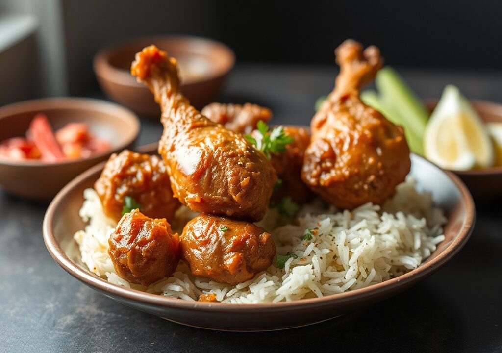 Ayam (Boemboe) Bali — AI-gegenereerde illustratie
