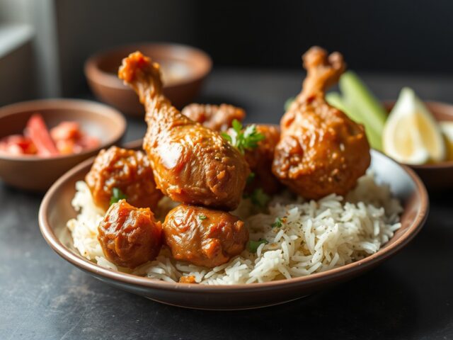 Ayam (Boemboe) Bali — AI-gegenereerde illustratie