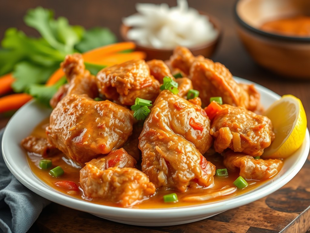 Ayam Rempah Singapore, AI-gegenereerde illustratie
