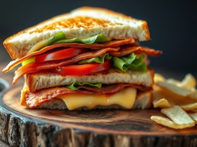 B.L.T. met kaas